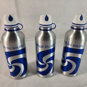 Cirque Du Soleil Reusable Stainless Steel Water Bottles Set of 3 BPA Free